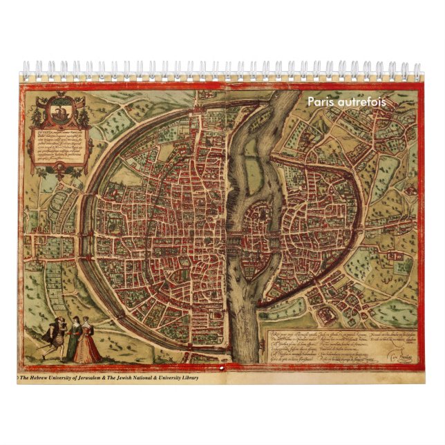 Calendario autrefois más calendrier de París (Tapa)