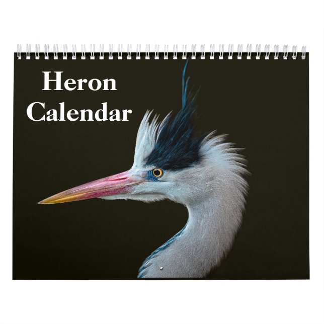 Calendario Ave Garza 2027 (Tapa)