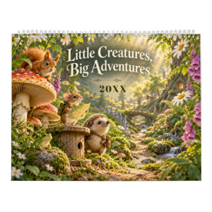 Calendario Aventura de Animales del Bosque Caprichoso