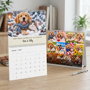 Calendario Aventura de Dan y Kitty