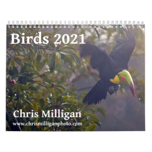 Calendario Aves 2021 de Chris Milligan