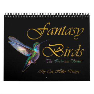 Calendario Aves de Fantasía Serie Iridescente
