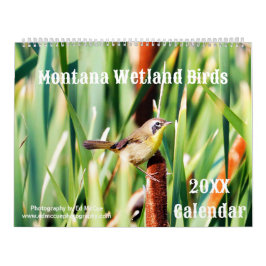 Calendario Aves de los humedales de Montana