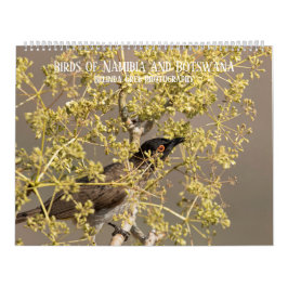 Calendario Aves de Namibia y Botswana