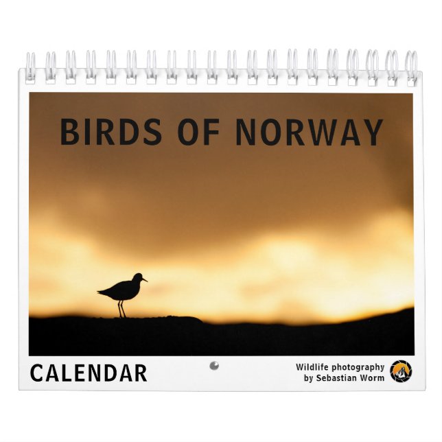 Calendario Aves de Noruega 2026 (Tapa)