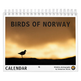Calendario Aves de Noruega 2026