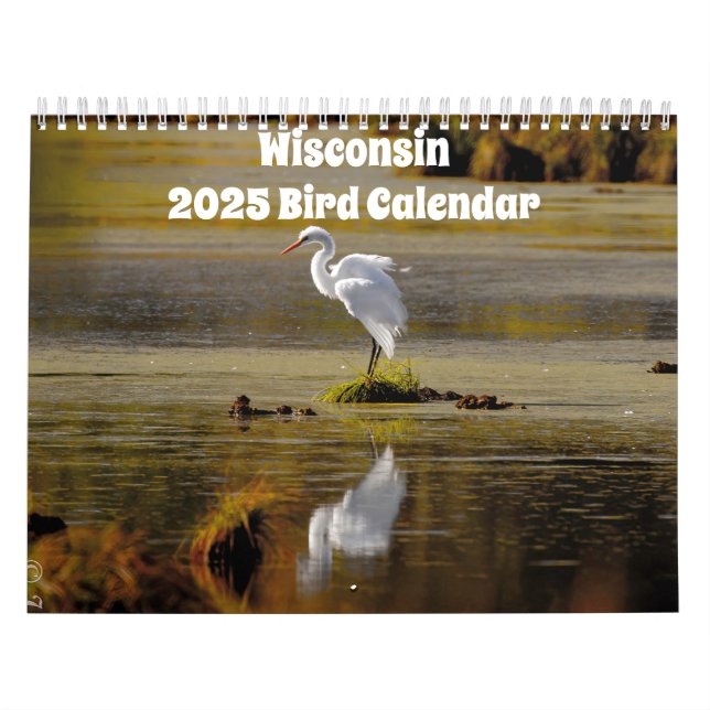 Calendario Aves de Wisconsin 2025 (Tapa)