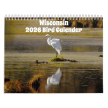 Calendario Aves de Wisconsin 2026