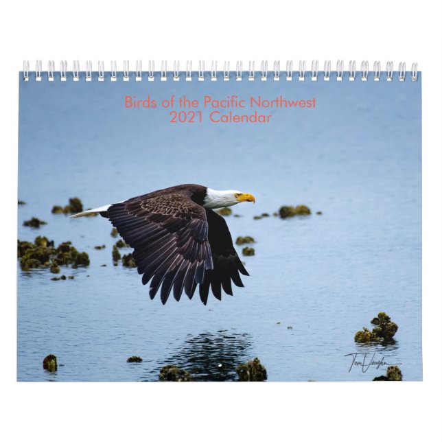 Calendario Aves del Pacífico Noroeste 2021 (Tapa)