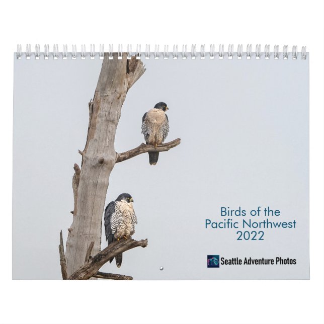 Calendario Aves del Pacífico Noroeste 2022 (Tapa)