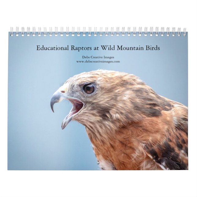 Calendario Aves educacionales en aves de montaña salvajes 202 (Tapa)