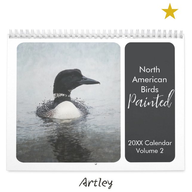 Calendario Aves pintadas de Norteamérica y vida silvestre (Subido por el creador)