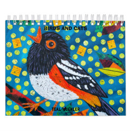 Calendario Aves y gatos