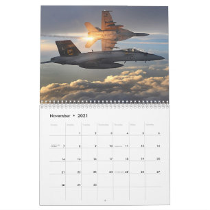 Calendario Avión militar