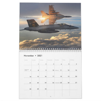 Calendario Avión militar