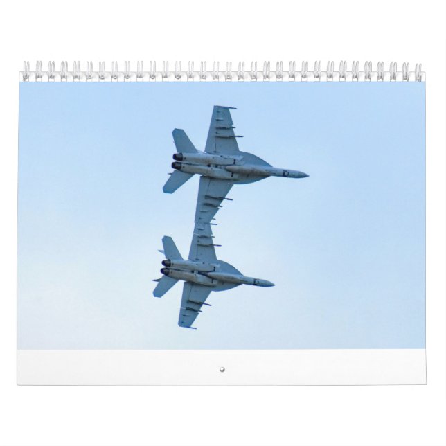 Calendario Avión militar (Tapa)