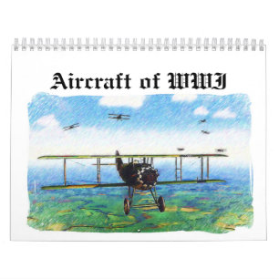 Calendario Aviones de WWI