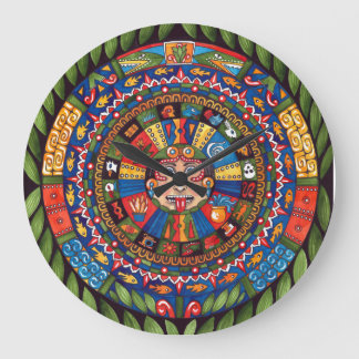 Calendario azteca reloj de pared grande