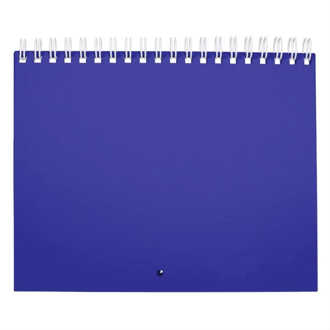 Calendario Azul (pigmento) (color sólido) (Tapa)