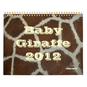 Calendario Baby Giraffe 2012