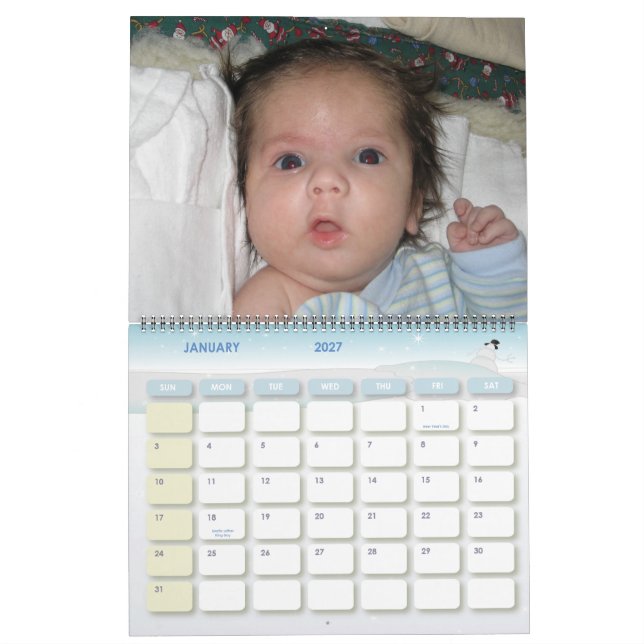 Calendario Baby Steve Calendar (Jan 2027)