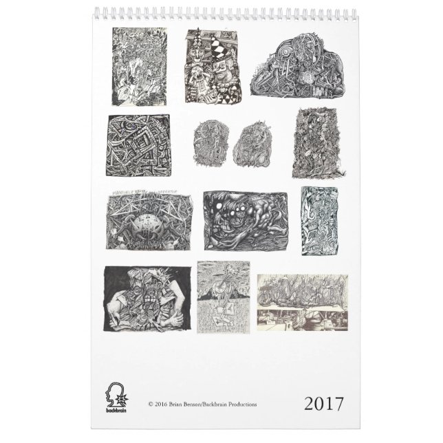 Calendario Backbrain 2017 (Reverso)