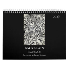 Calendario Backbrain Calendar III 2026 (Double Page)