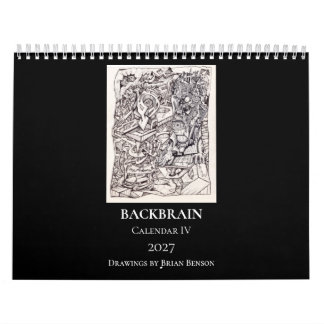 Calendario Backbrain IV 2024 de doble página