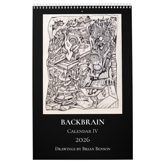 Calendario Backbrain IV 2026, de una sola página (Tapa)