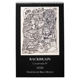 Calendario Backbrain IV 2026, de una sola página