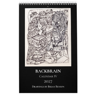 Calendario Backbrain IV 2027, de una sola página