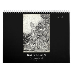 Calendario Backbrain VI, 2026, Doble Página
