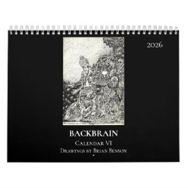Calendario Backbrain VI, 2026, Doble Página