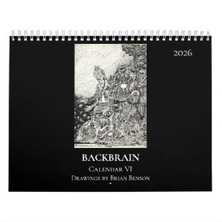 Calendario Backbrain VI, 2026, Doble Página