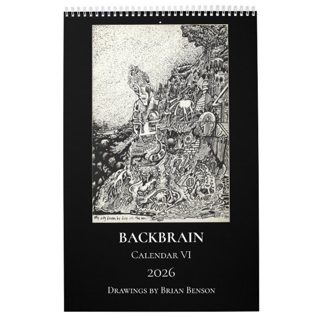 Calendario Backbrain VI, 2026, Página Única (Tapa)