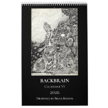 Calendario Backbrain VI, 2026, Página Única