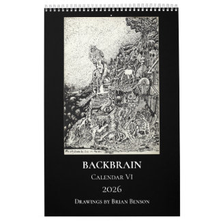 Calendario Backbrain VI, 2026, Página Única