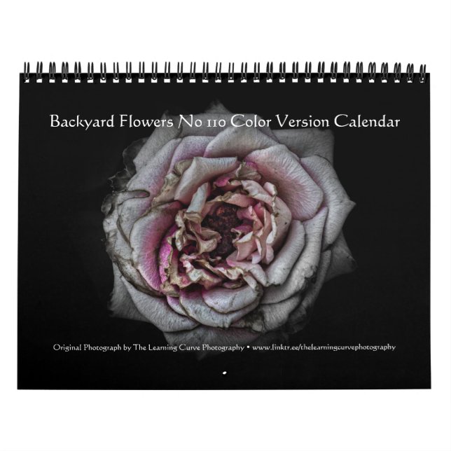 Calendario Backyard Flowers No 110 Color Version (Tapa)