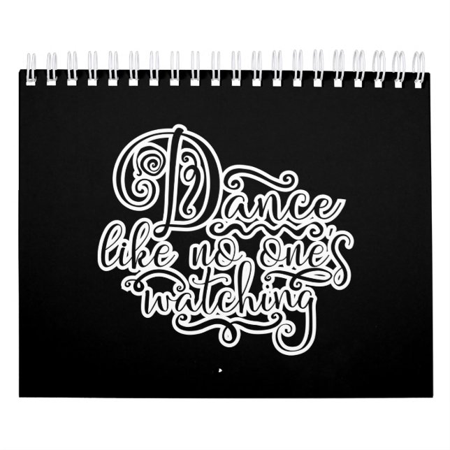 Calendario Bailar como nadie viendo a los mejores bailarines (Tapa)