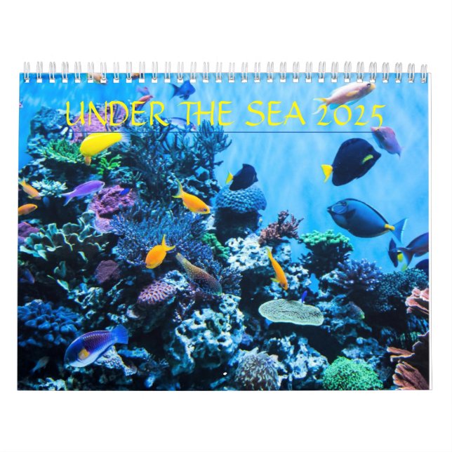 Calendario Bajo la mesa del mar (Tapa)