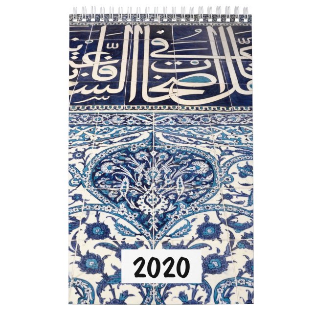 Calendario Baldosas iznik vintage (Tapa)