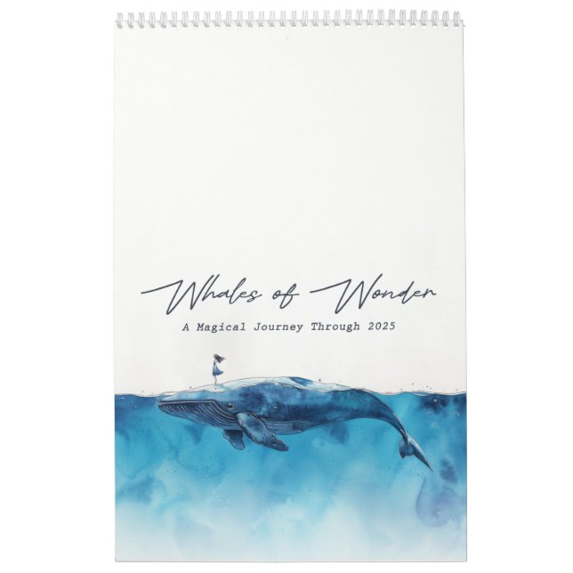 Calendario Ballenas de Maravilla 2025 (Tapa)