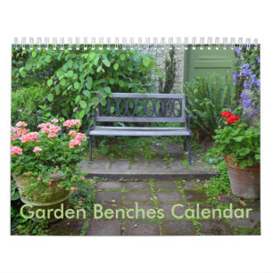 Calendario Bancos del jardín