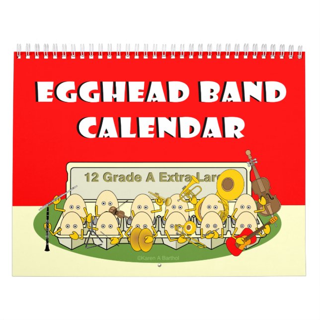Calendario Banda Egghead (Tapa)