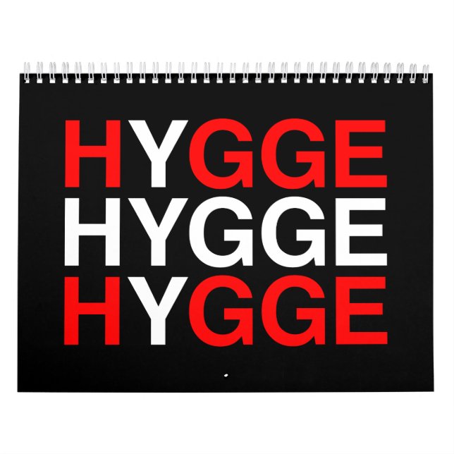 Calendario Bandera danesa HYGGE (Tapa)