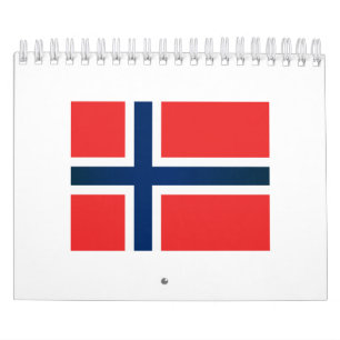 Calendario Bandera de Noruega