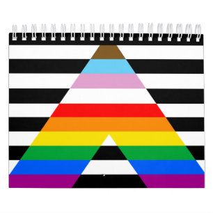 Calendario Bandera de orgullo de progreso de aliado