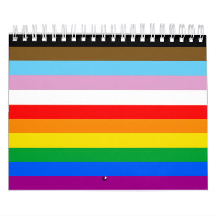 CALENDARIO BANDERA DE ORGULLO INCLUSIVA LGBTQ+