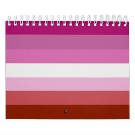 Calendario Bandera de Orgullo Lésbico (Origen)
