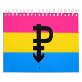 Calendario Bandera de Orgullo Pansexual